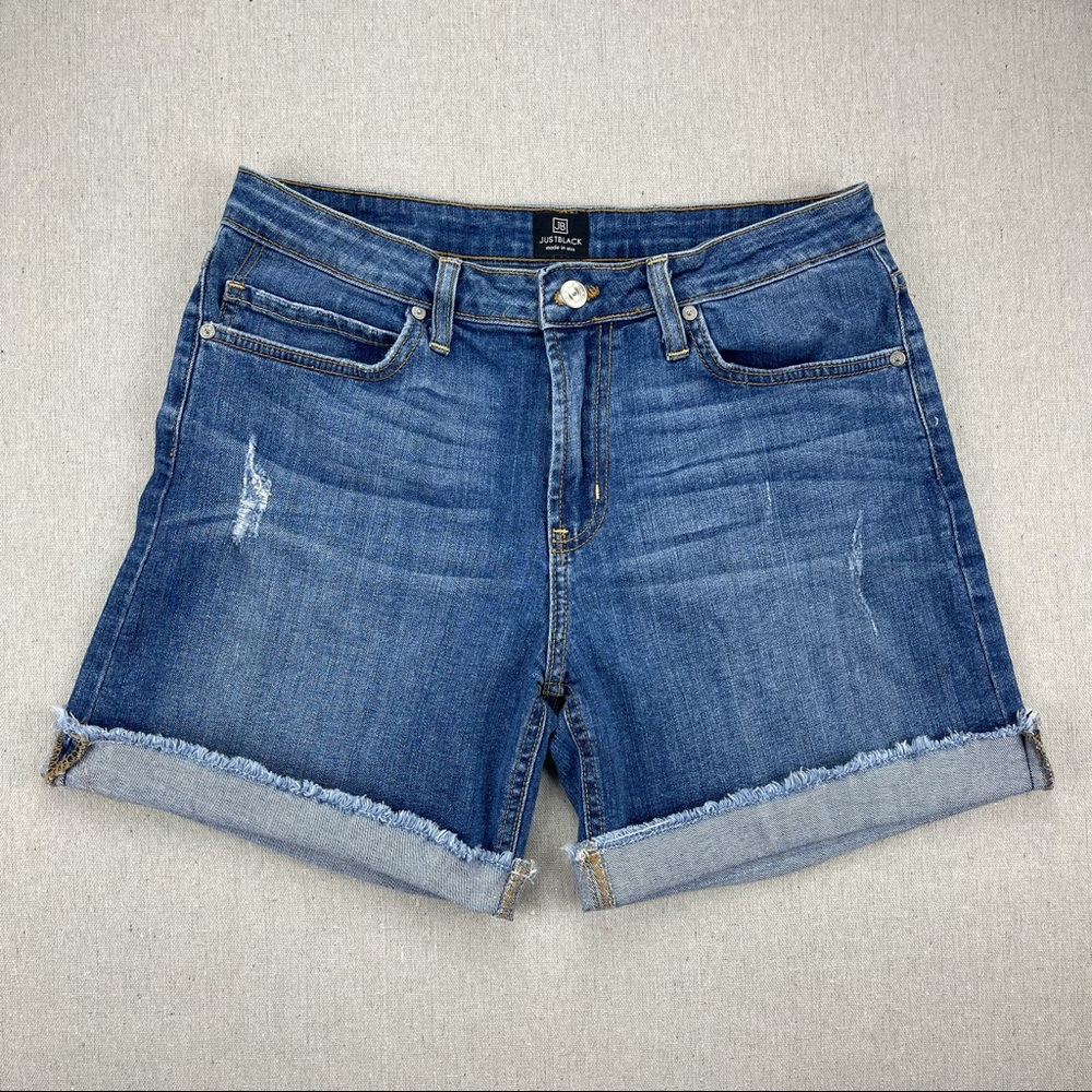 Just Black Jean Shorts